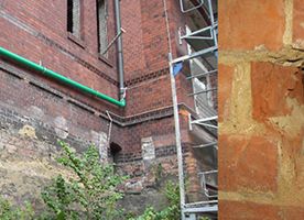 Clinical Center Hanover - Damp Proof Course in Double-shell Brickwork